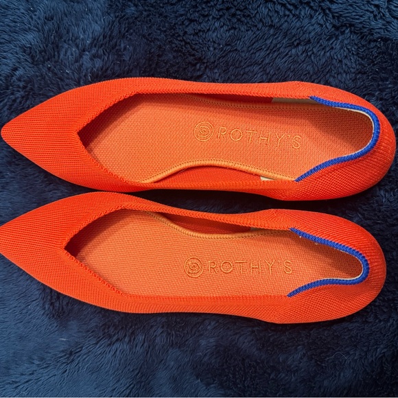 Rothy's Shoes - Rothy's Red Flats with Pointed Toe